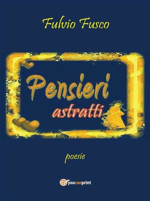 cover image of Pensieri astratti